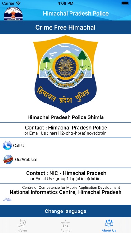 Crime Free Himachal screenshot-3