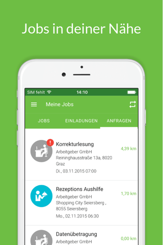 Screenshot of JobCheck - Jobs & Teilzeitjobs