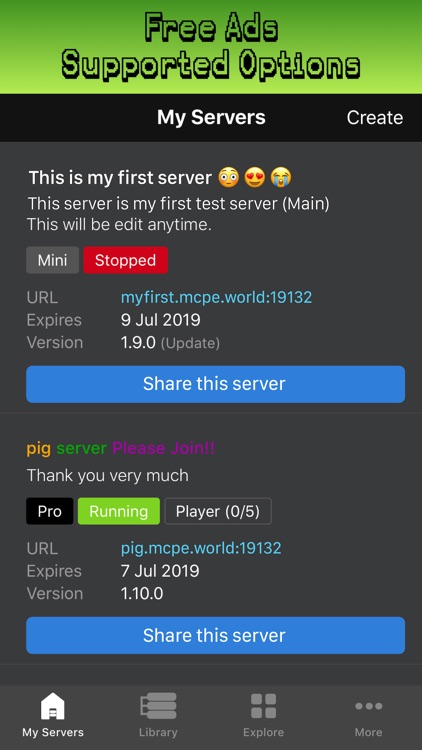 Server for Minecraft