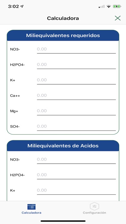 Bioteksa Cálculo Nutricional