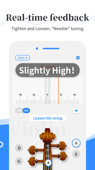 Simply Tuner - Violin, Cello screenshot 3