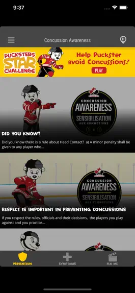 Game screenshot Concussion Awareness hack