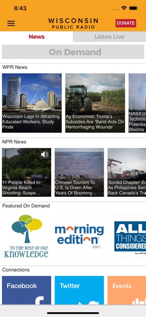 Wisconsin Public Radio App(圖2)-速報App