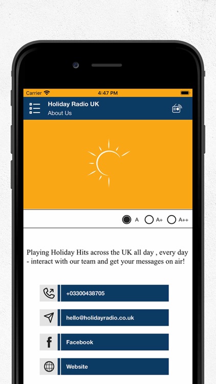 Holiday Radio UK screenshot-4
