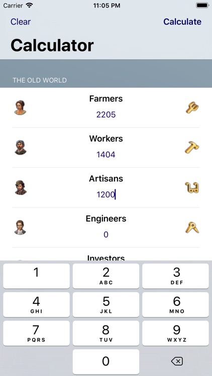 Production Calc. for Anno 1800