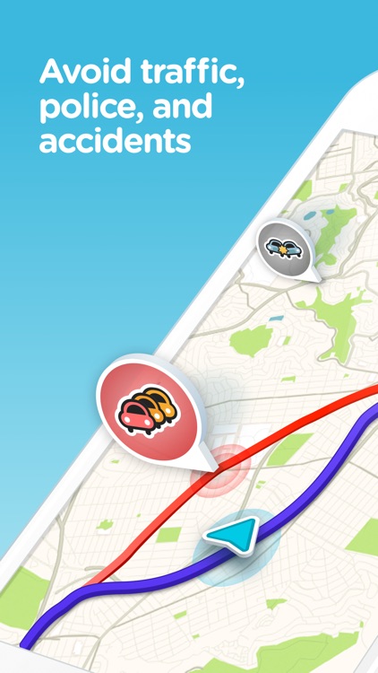 Waze Navigation & Live Traffic screenshot-0