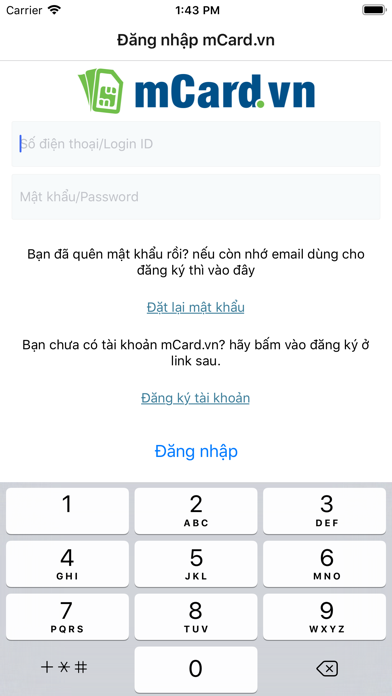 How to cancel & delete mCard.vn from iphone & ipad 1