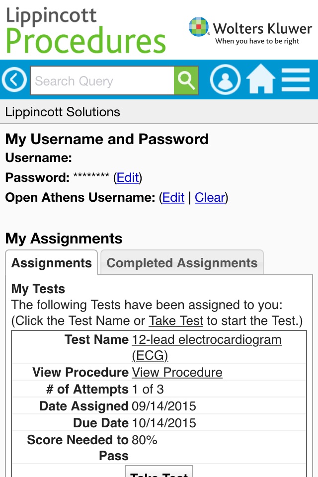 Lippincott Procedures screenshot 3