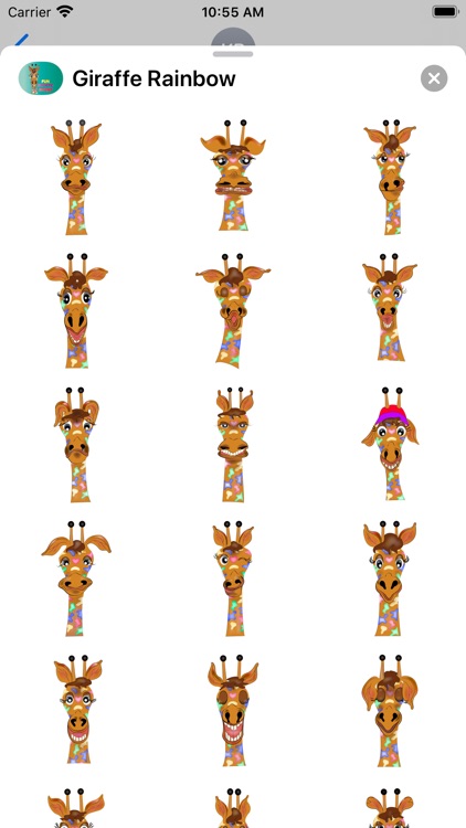 Giraffe Rainbow