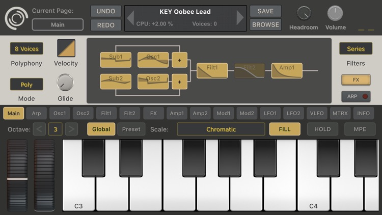 SynthMaster One for iPhone