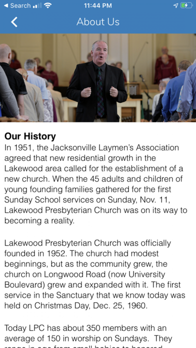 Lakewood Presbyterian Church screenshot 2