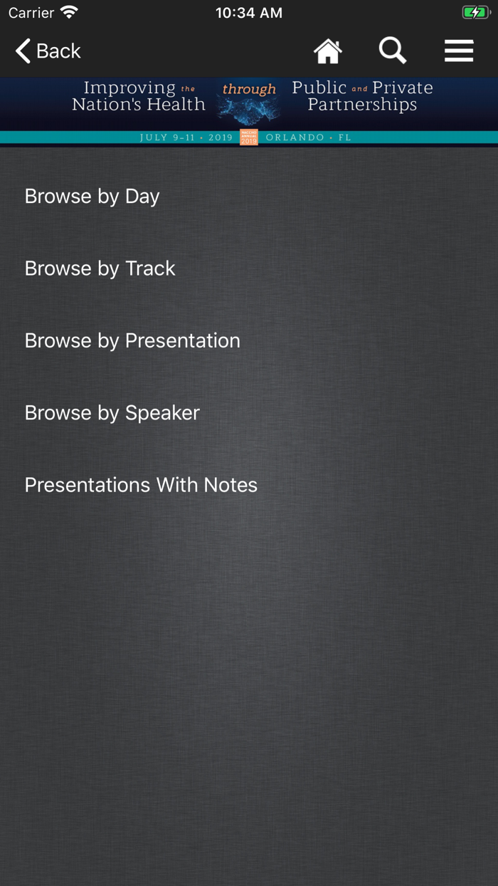NACCHO Conference Apps