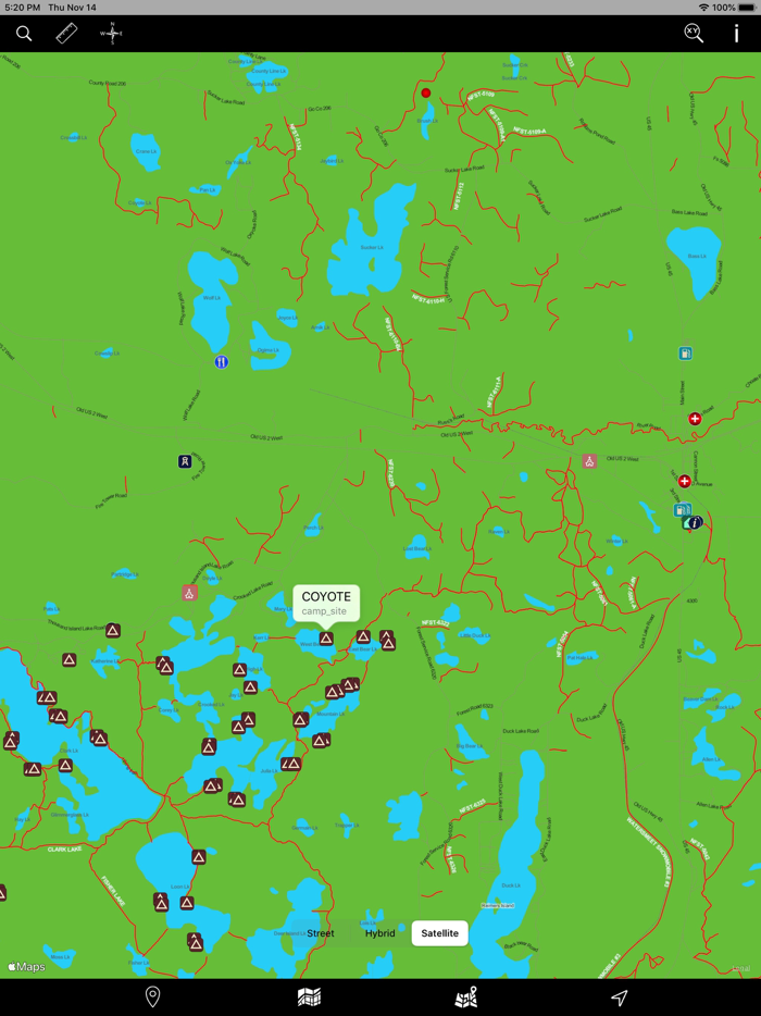 Ottawa National Forest – GPS