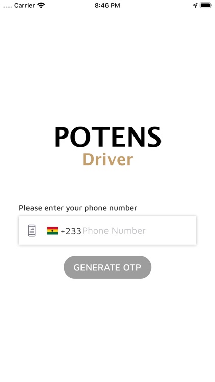 Potens Driver App