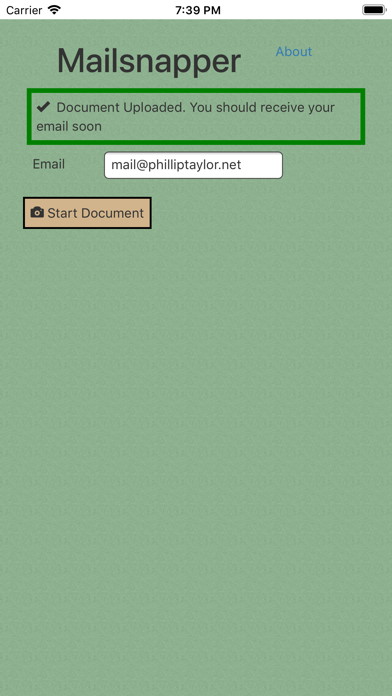 Mailsnapper screenshot 2