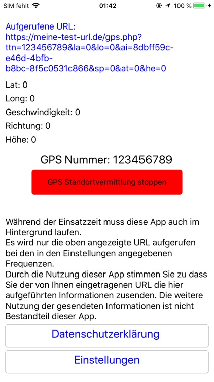 GPS zu URL