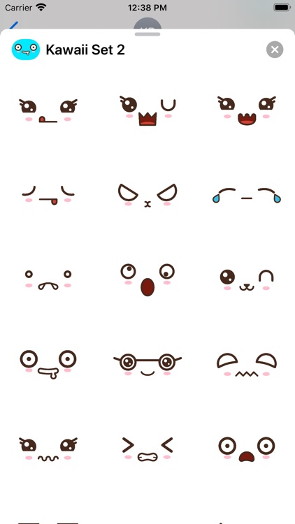 Cute Emoji Faces: Anime, Manga