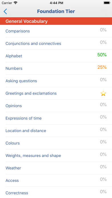 cRaMiT Italian GCSE Vocabulary screenshot 3