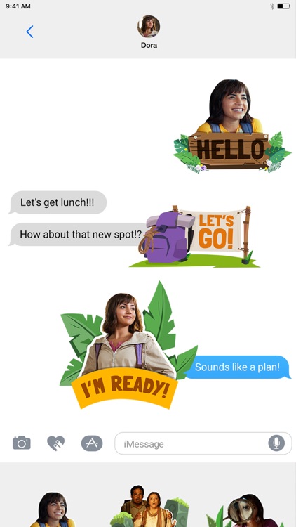 Dora Official Stickers Pack