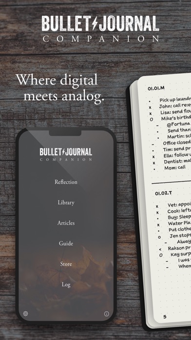 Bullet Journal Companion Screenshot 1