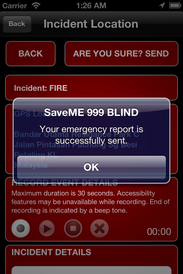 SaveME 999 Blind screenshot 3
