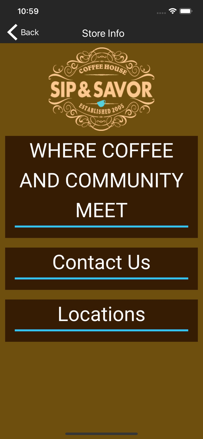 Sip and Savor Rewards