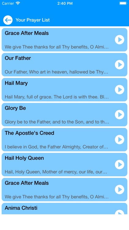 Prayers Grace Before Meals screenshot-3