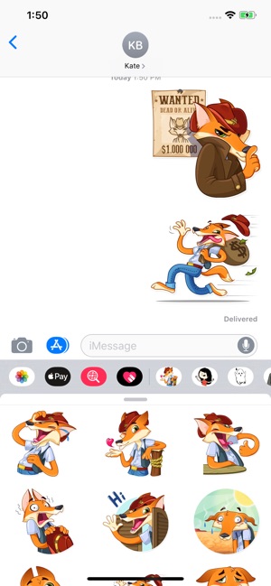 Cowboy Fox Sticker Pack(圖3)-速報App