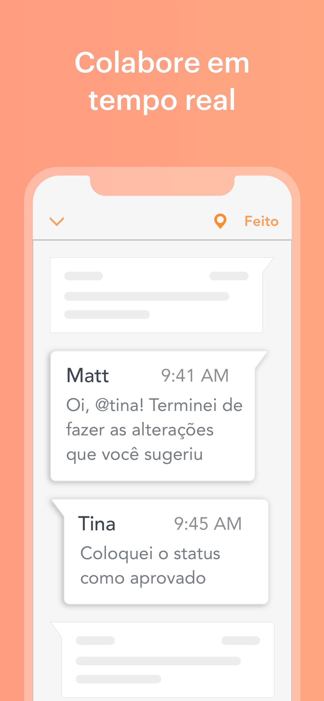 Screenshot do app Lucidchart