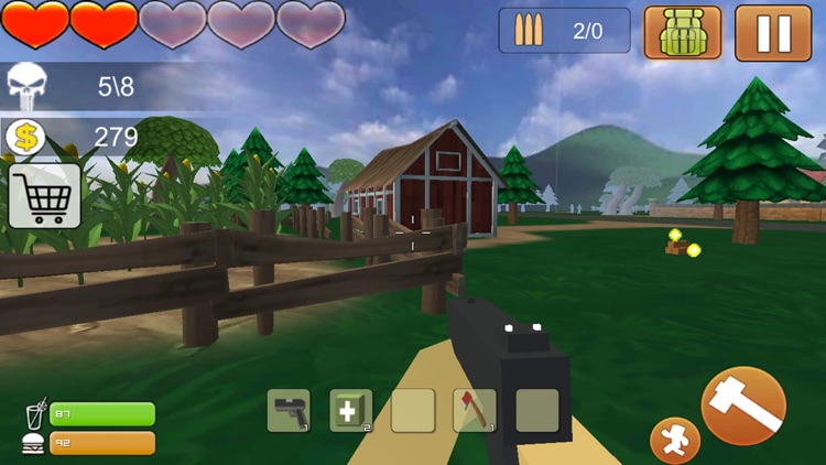 Cube zombie survival screenshot-5