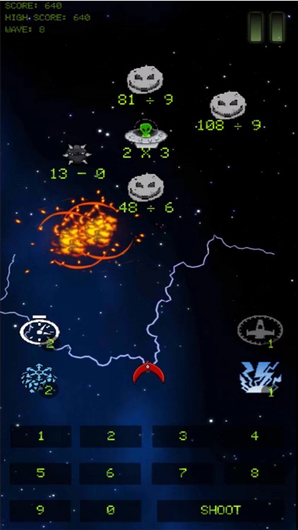 Galaxy Math: Retro screenshot-3