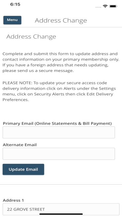 Hanscom FCU Mobile Access screenshot 3