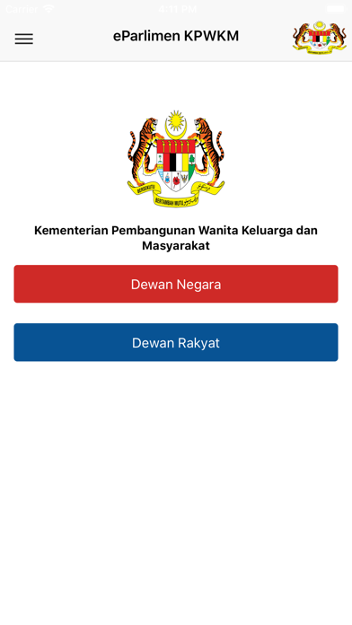 eParlimen KPWKM screenshot 2