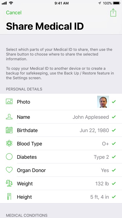 Medical ID Record screenshot-6
