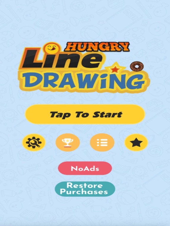 Hungry Line Drawing image #1