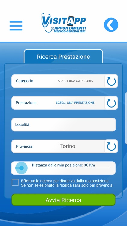 VisitApp visite mediche