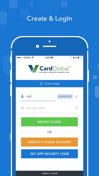 How to cancel & delete vCard Global from iphone & ipad 1