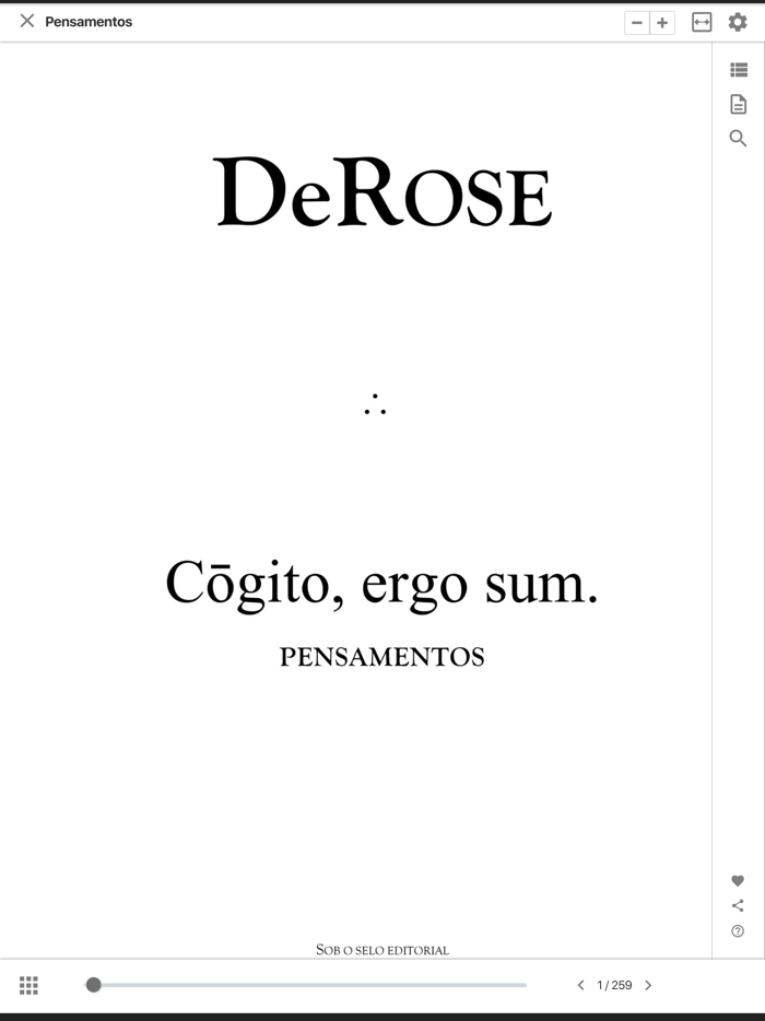 DeRose e-books