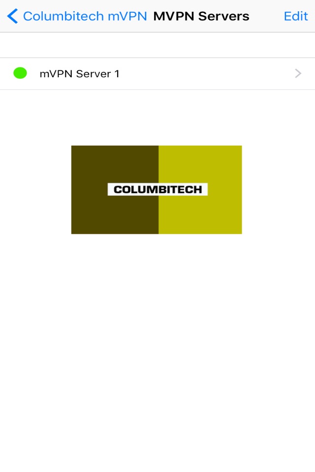 Columbitech Mobile VPN screenshot 2