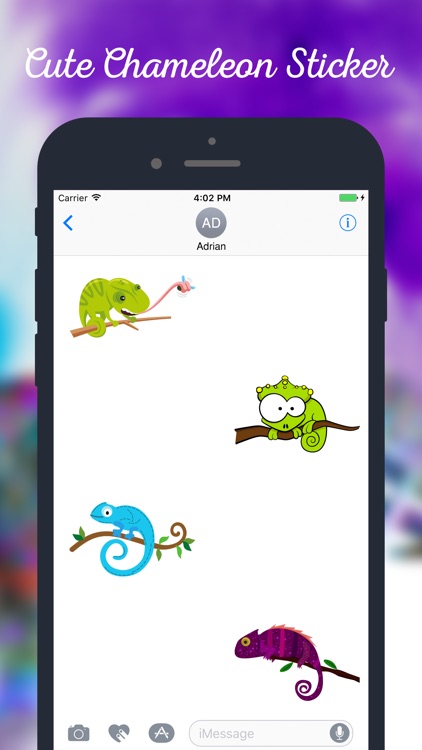 Chameleon Stickers screenshot-3