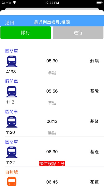 台鐵動態時刻表-即時動態時刻表 screenshot-4