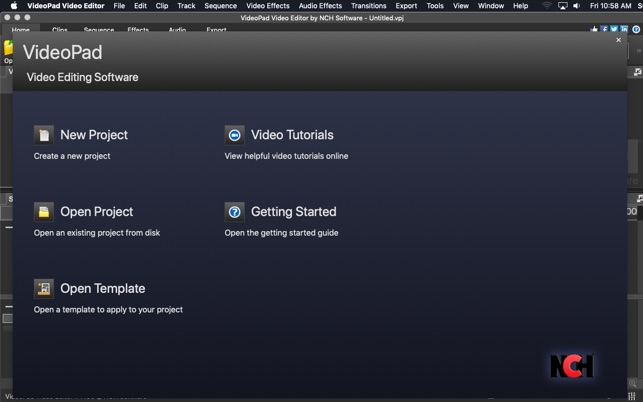 Videopad Video Editor Editing Software Mac