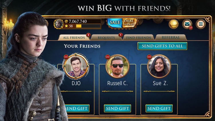 Winter is coming, slot games by zynga.