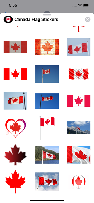 Canada Flag Stickers(圖4)-速報App