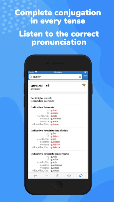 Conjugador - Spanish verbs screenshot 3