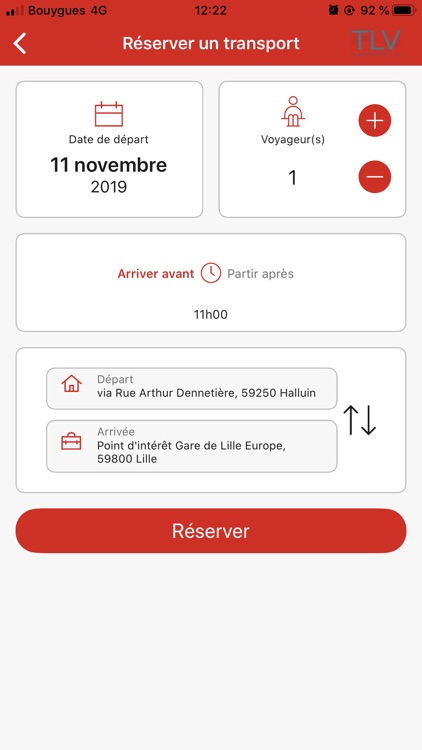 TLV - Réservation screenshot-3