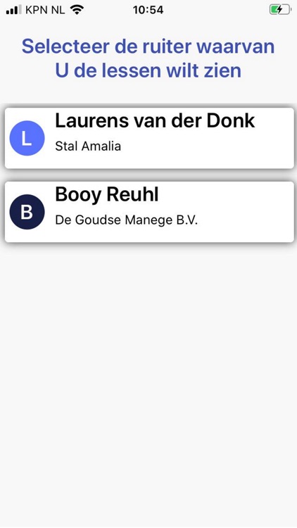 De Ruiter app