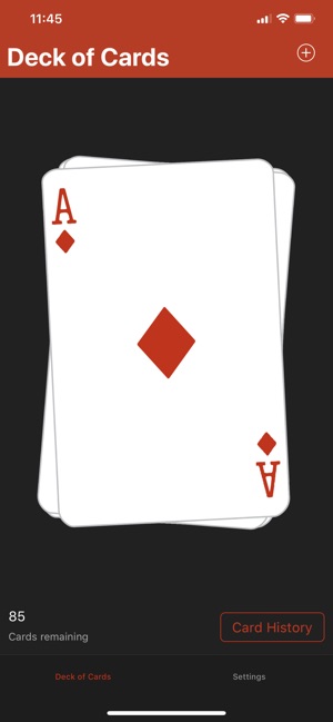 Deck of Cards - Card Simulator