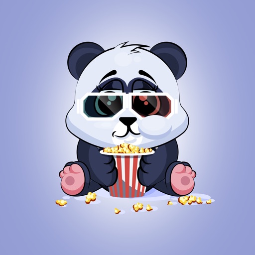 Adorable Panda Emoji Stickers icon