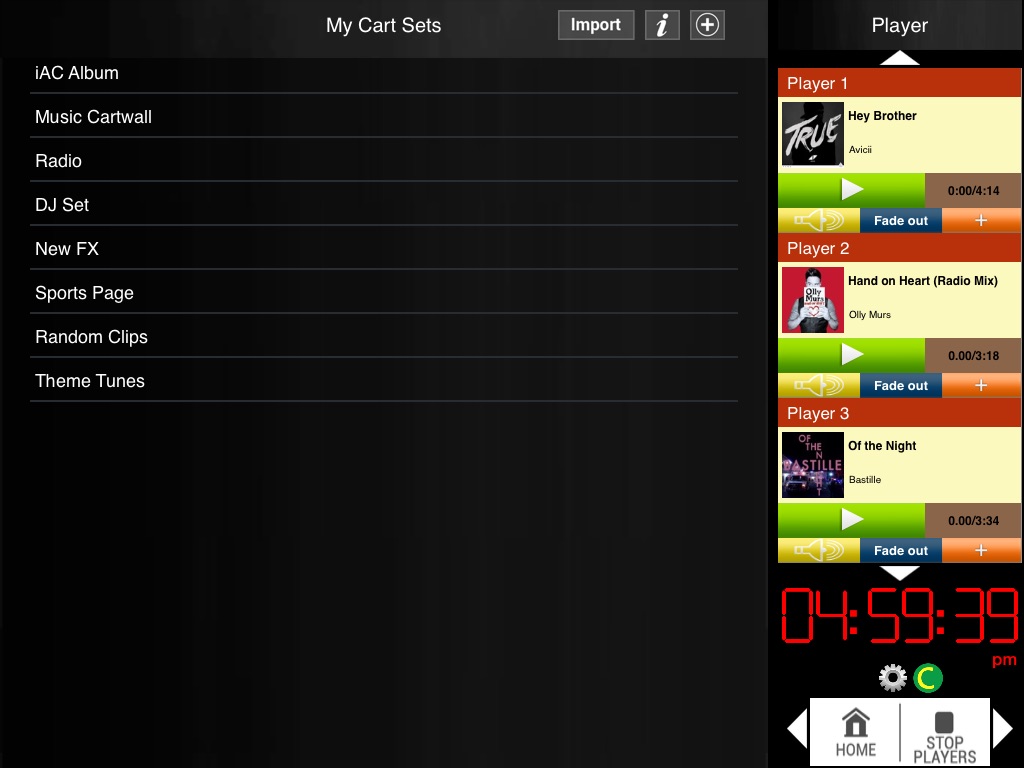 Audio Cartwall Studio for iPad screenshot 3